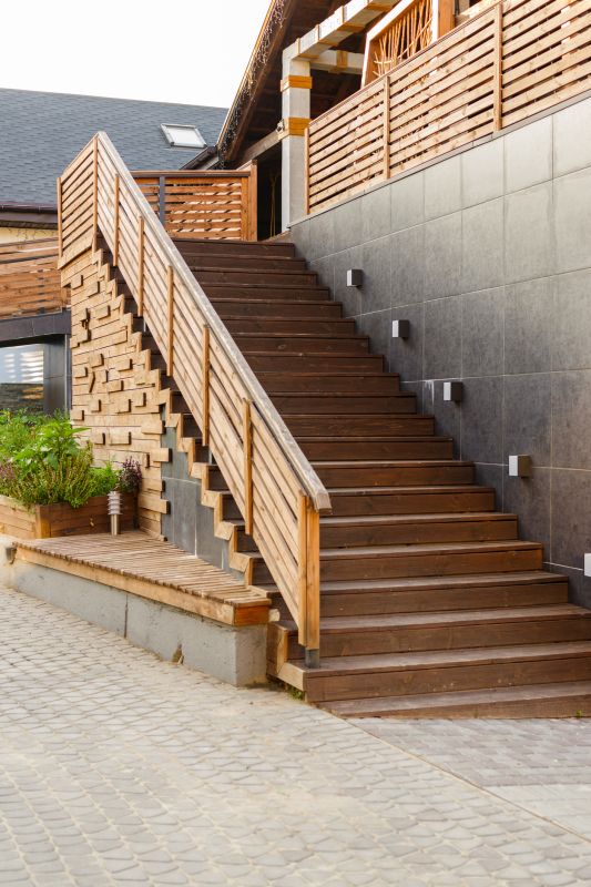 Wooden Banister Installation in Wilmington, NC
